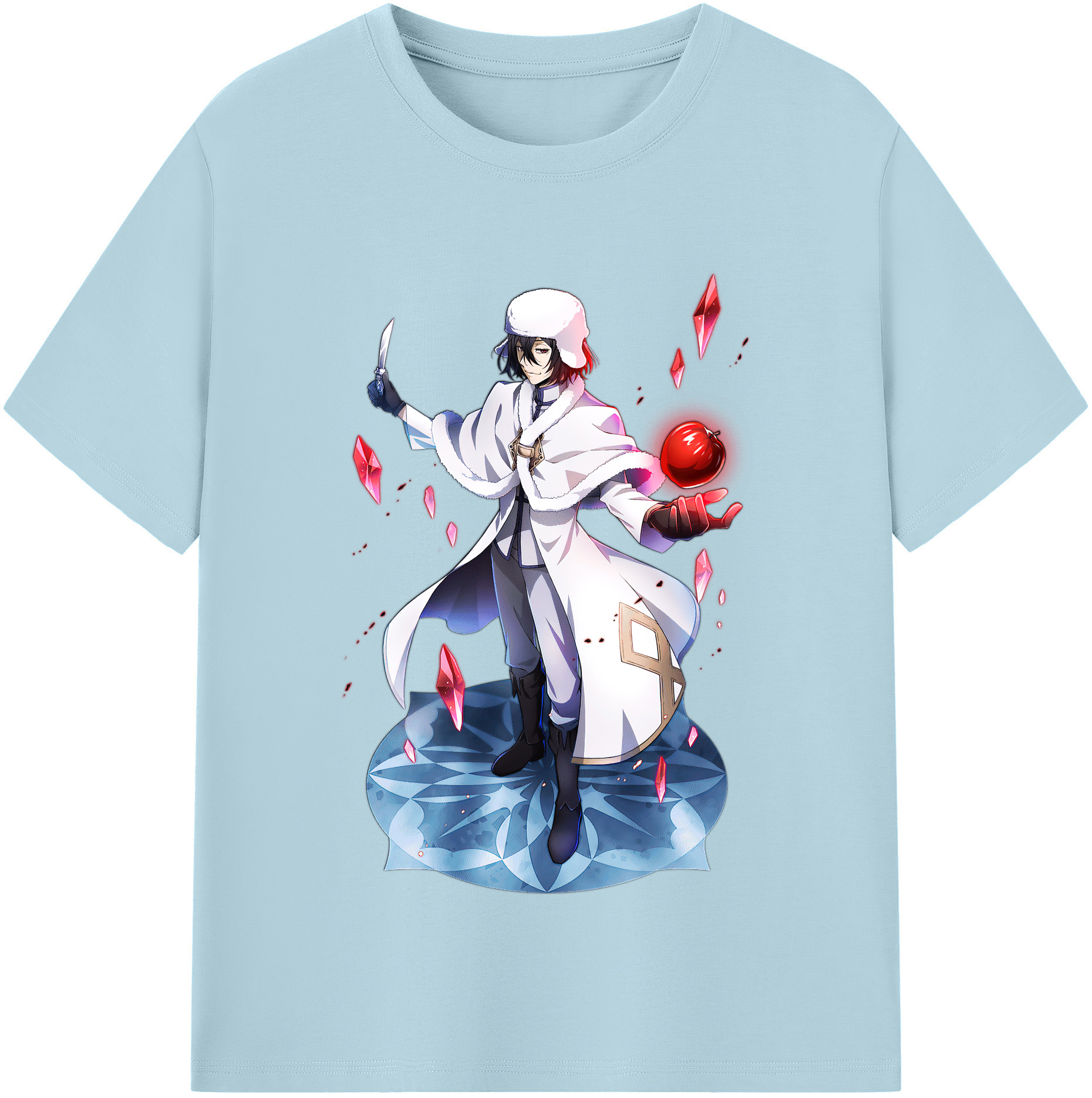 （画像用） 文豪ストレイドッグス Bungo Stray Dogs 綿100％半袖Tシャツ（フロントプリント）